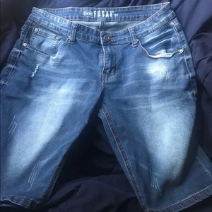 Mens jean shorts